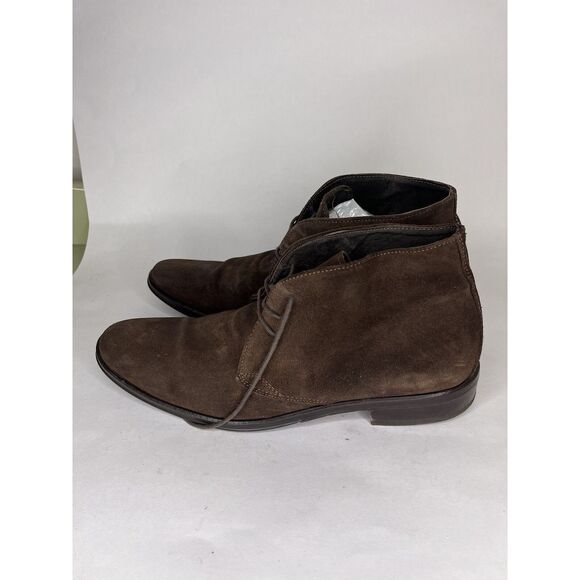 Tomax Brown Suede Leather Lace Up Ankle Chukka Boots Men Sz 10M US/43-44EU main image 12
